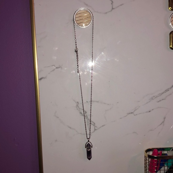 Unknown Brand - Amethyst Pendant Necklace (NWOT) - Picture 2 of 4